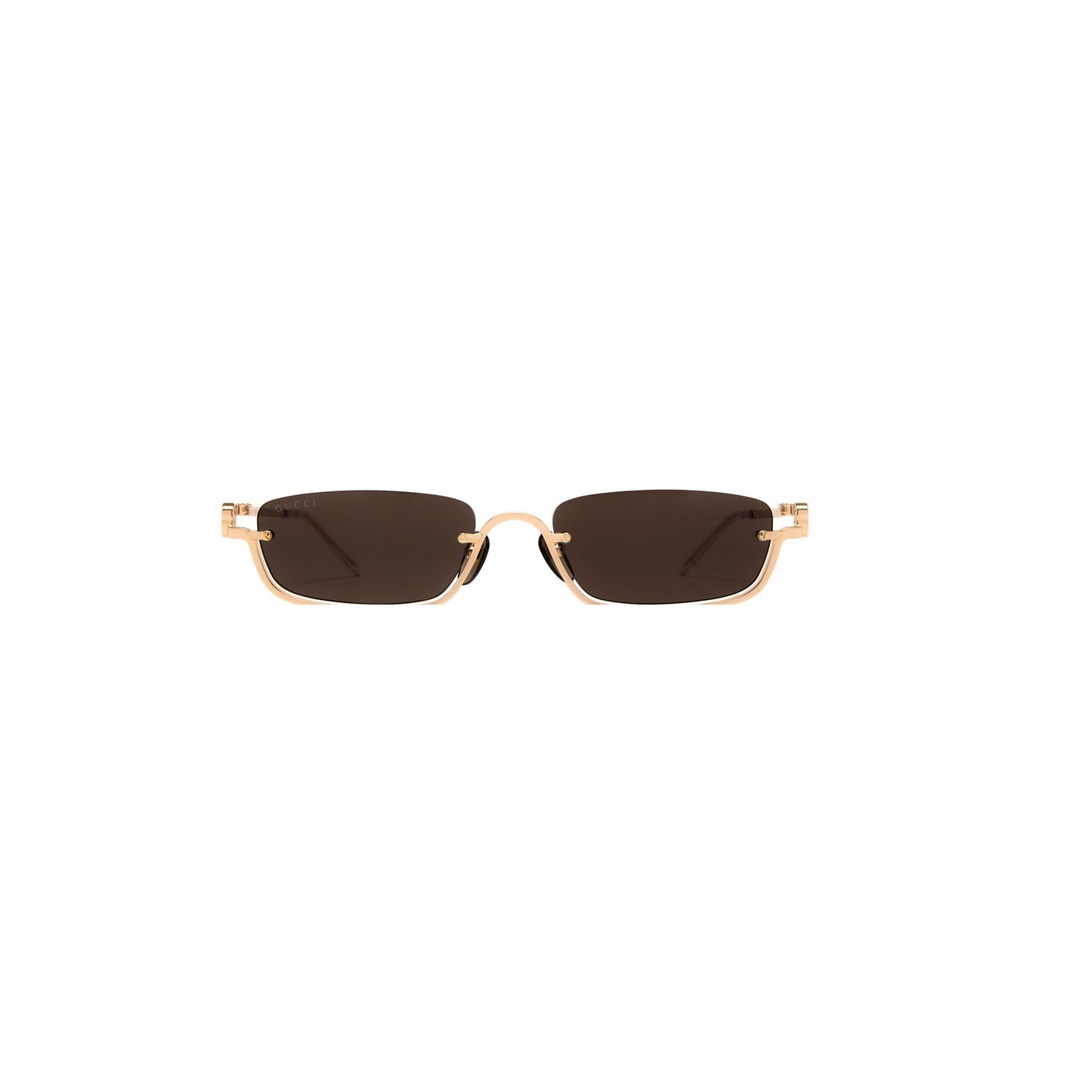 Rectangular Metal Sunglasses